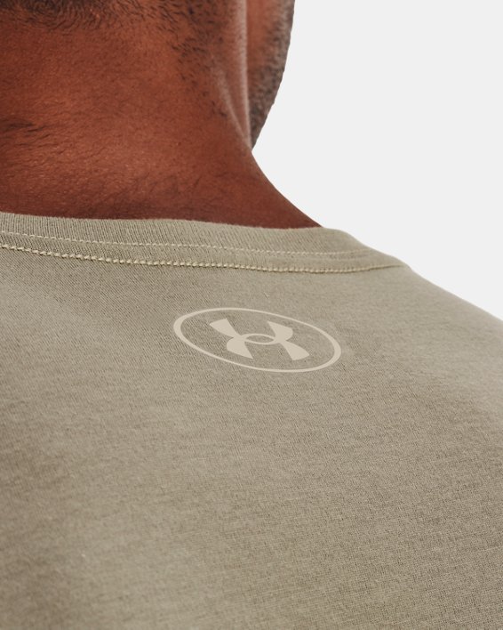 Men's UA Stacked Logo Fill T-Shirt, Gray, pdpMainDesktop image number 3